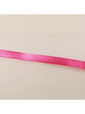 Zemira Fuşya Saten Kurdela 1 Cm. x 10 Metre (Fuşya)