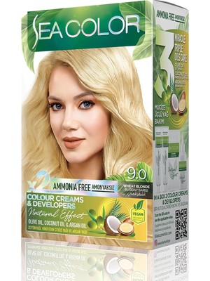 Zemira Amonyaksız, Vegan, Doğal, Besleyici Kalıcı Saç BOYASI%100 Beyaz Kapama (1 Paket 2 x 50 ml