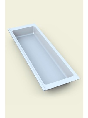 Zemira Tify Mutfak Çekmece Içi Tek Bölmeli Kepçelik-Kaşıklık Beyaz 16CMX48CM(BOYDAN 4cm Kesilebilir)