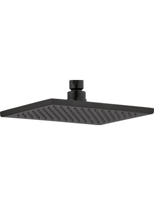 Zemira Faucet Yağmur Duş Başlığı, Yağmur Duş Başlığı, Mat Siyah Duş Başlığı Yağış, Metal Duş Başlığı