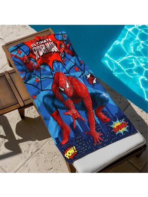 Zemira Gi̇ft Duvet Cover Uçan Adam Baskılı Piaj Havlusu Çok Renkli Tek Ebat