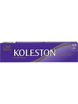 Zemira Koleston Single Tüp Saç Boyası 5/0 Kahve