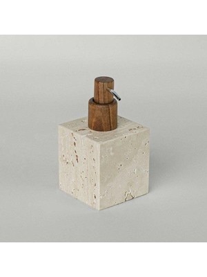 Zemira Linens Marble 8,3X8,3X15,2 cm Sıvı Sabunluk