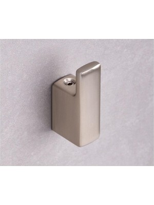 Zemira System Flat Askılık Saten Rengi 63X29X20 mm