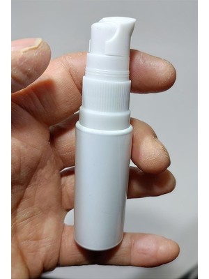 Zemira 10'lü Doldurulabilir Seyahat Tipi Şişe Seti Boş Losyon Şişesi 30ML Pet Plastik Beyaz 8