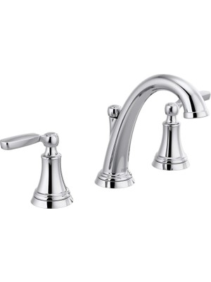 Zemira Faucet Woodhurst Yaygın Banyo Bataryası Krom, Krom Banyo Bataryası 3 Delikli, Banyo Lavabo Ba