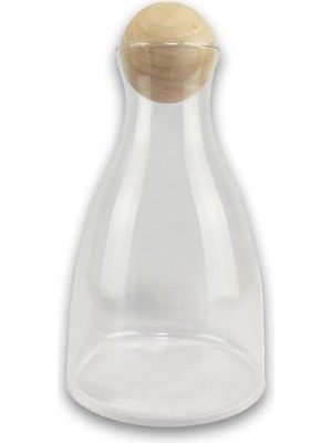 Zemira Digithome Ahşap Kapaklı 1.7 Litre Cam Sürahi - GPH59-2A
