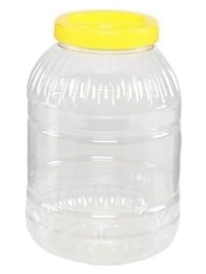 Zemira Benim Marifetlerim - Kapaklı Şeffaf Gövde Turşu Bidonu 2 Litre