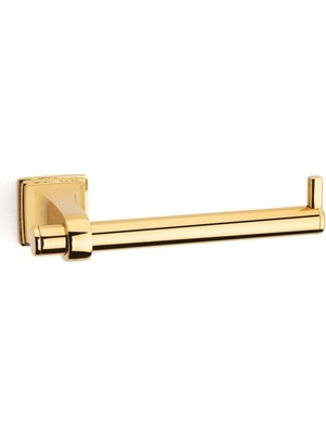Zemira System Steplıne Tuvalet Kağıtlığı Gold Renk 76X45X157 mm