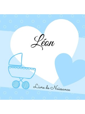 Zemira Leon Livre De Naissance: 21X21CM - Carré - Personnalisé - Interieur Couleur, Album Photo, Messages