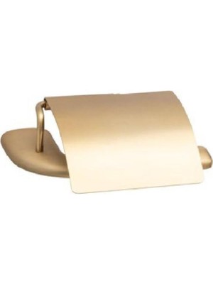 Zemira System Dorado Kapaklı Tuvalet Kağıtlığı Gold Branch 86X99X171 mm