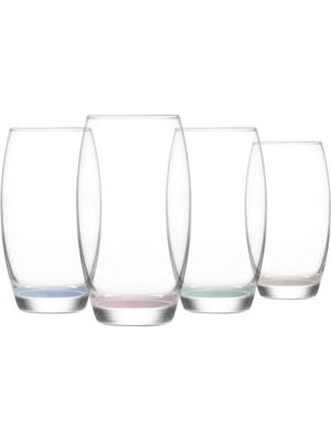 Zemira Lav Empire Renkli 3'lü Meşrubat Bardağı