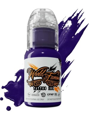 Zemira Amsterdam Purple - Famous Ink Dövme Boyası - 1/2oz/15 ml