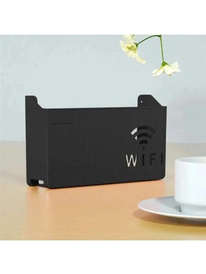 Zemira Ti̇neke Siyah Kutusu Duvar Asılabilir Sigorta Modem Saklama Kutusu 25X15X6 cm