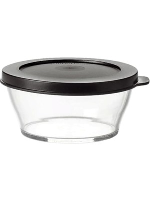 Zemira 610 ml Saklama Kabı, Şeffaf, Siyah Kapak