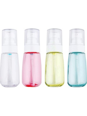 Zemira 4 Adet Havasız Pompa Şişesi 3 OZ/100 ml Plastik Boş Şeffaf Doldurulabilir Seyahat Kabı Dispenseri L
