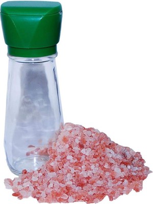 Zemira Tuz Karabiber Değirmeni Yeşil + Himalaya Çakıl Tuz Pembe 250 gr