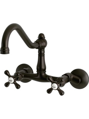 Zemira Brass KS3225AX Mutfak Bataryası, 20,4 Cm, Yağla Pürüzlü Bronz