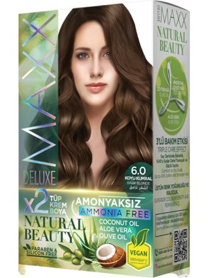 Zemira Maxx Deluxe Beauty Amonyaksız Set Saç Boyası 6.0 Koyu Kumral