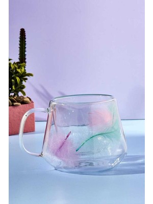 Zemira Double Feather 200 ml Çift Cidarlı Kupa
