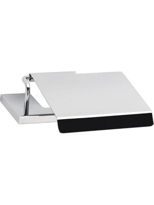 Zemira System Plaın Kapaklı Tuvalet Kağıtlığı Krom Renk 51X137X154 mm