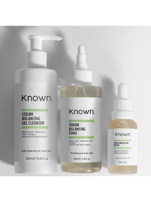 Zemira Known Siyah Nokta Akne Karşıtı Sebum Dengeleyici Set