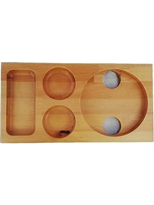 Zemira Woodlife Karşilama-Otel-Ikram Tepsi̇si̇ 35 x 20 x 3 cm