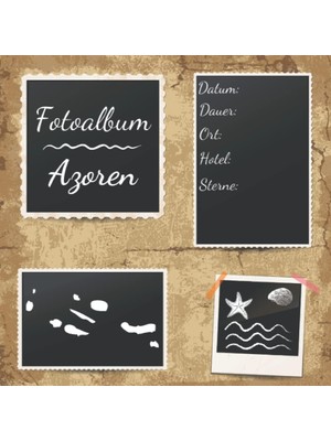 Zemira Independently Published Fotoalbum Azoren: Erinnerungsalbum Zum Einkleben Von Urlaubsfotos - Ein Fot