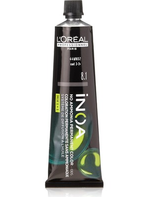 Zemira L'oréal Professionnel Paris Inoa Saç Boyası 8.1 Kumral Küllü 60 ml