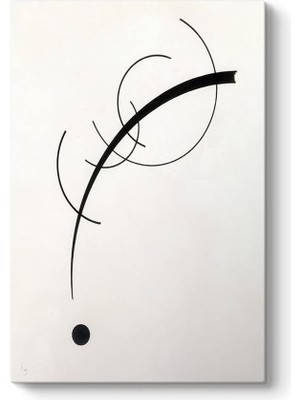 Zemira Wassily Kandinsky - Geometrik Eğrilerin Eşlik Eden Sesi Tablosu 100 x 140