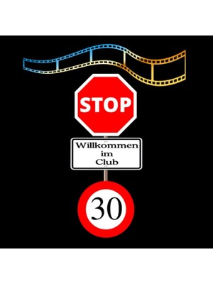 Zemira Independently Published 30. Geburtstag Stoppschild Fotoalbum & Gästebuch Willkommen Im Club Verkehr