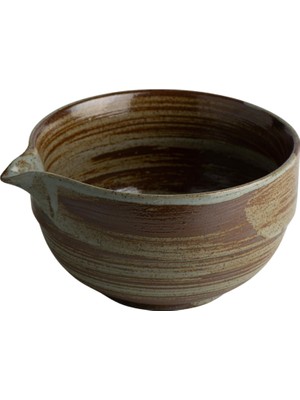 Zemira Matcha Çayı Kasesi Chawan (Desenli)