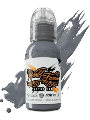 Zemira Battleship Grey - Famous Ink Dövme Boyası - 30ML/1OZ