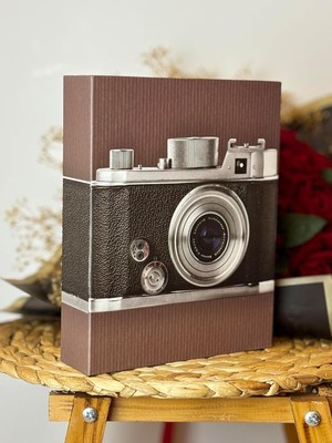 Zemira Rabsev Fotoğraf Albümü 10X15CM 200 Lük Renkli Fotoğraf Makinesi Desenli Anı Albümü