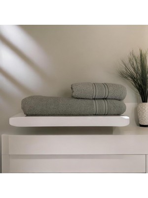 Zemira Lunox HOME%100 Cotton Havlu Takımı Vücut Havlusu 90X140 Cm, Baş Havlusu 50X80 Cm, Ekstra Yumuşaklık