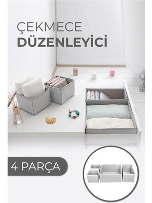 Ozka Concept Çekmece Düzenleme Kutu Seti Organizer 4lü Set