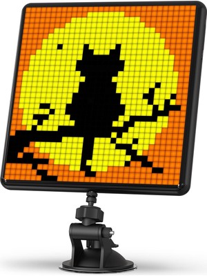 Zemira Divoom Pixoo-Max Çok Amaçlı Dijital Fotoğraf Çerçevesi Bluetooth, 32 x 32 Programlanabilir Piksel S