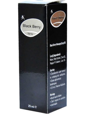 Zemira Blackberry Karanfilli Bitkisel Erkek Sprey, 25 ml