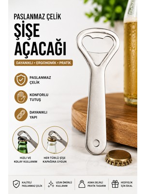 Kea Ev Eşyaları 1 Adet Klasik Model Metal Gazoz Soda Şişe Açacağı