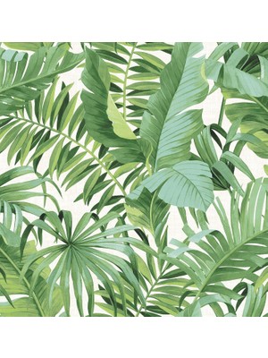 Zemira Nuwallpaper NU2906 Maui Peel & Stick Duvar Kağıdı, Yeşil