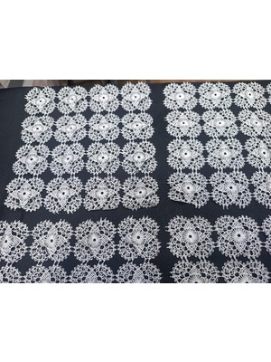 Zemira Serdar Çeyiz Evi Iğne Oyası Mutfak Mendili 6 Lı 20 x 20