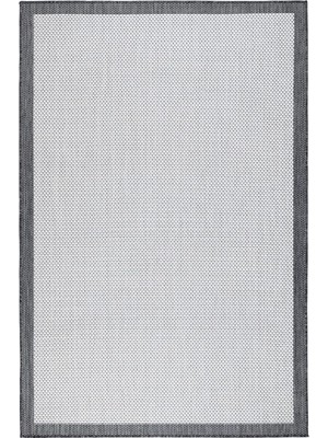 Zemira Fresco Ekru Siyah Sisal Halı 23745A 120 x 180