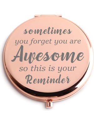 Zemira Ygache Java Wood Inspirational Gifts For Women Sometimes You Forget That You Are Awesome Gold