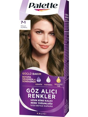 Zemira Palette Göz Alıcı Renkler 7-1 Küllü Kumral