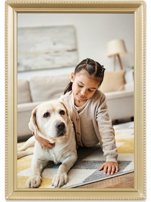 Zemira Lawrence Frames Antik Pirinç 5 x 7 Fotoğraf Çerçevesi – Boncuk Sınır Tasarım