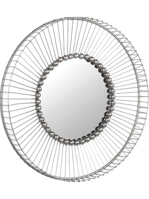 Zemira Aless Dövme Metal Ayna 91 cm