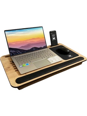 Zemira Axolotl Supply Telefon Bölmeli Minderli Sehpası Bilgisayar Çalışma Masası