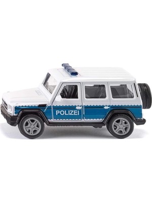 Zemira Siku 2308, Mercedes-Amg G65 Polizeiauto Mit Anhängerkupplung, 1:50, Metall/kunststoff, Blau/weiß, A