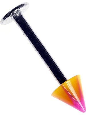 Zemira Rouge Labret Stud Çelik Spike Piercing TDGR00921