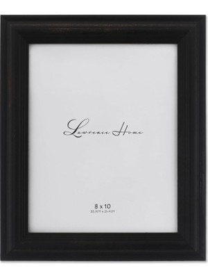 Zemira 8X10 Yıpranmış Siyah Ahşap Resim Çerçevesi